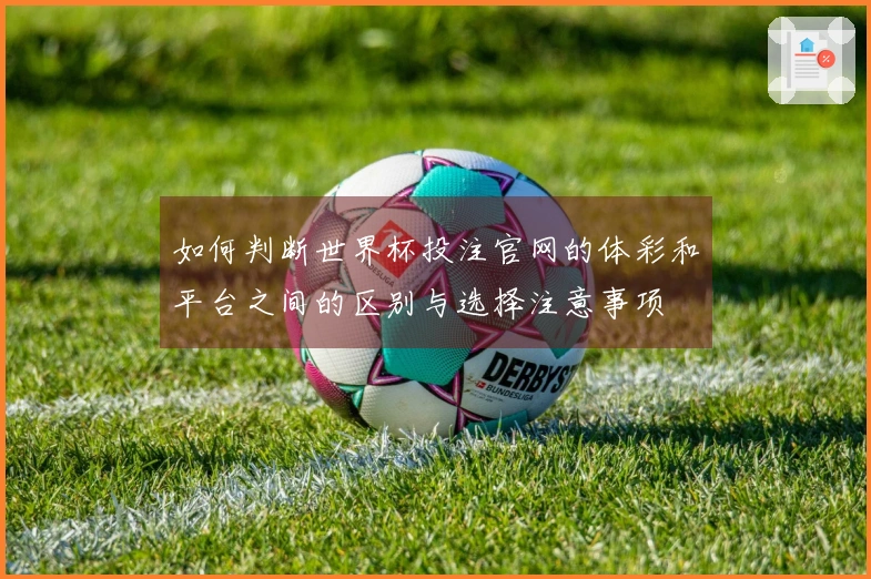 如何判断世界杯投注官网的体彩和平台之间的区别与选择注意事项