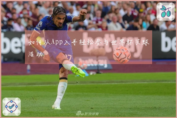 如何从App入手轻松参与世界杯买球活动